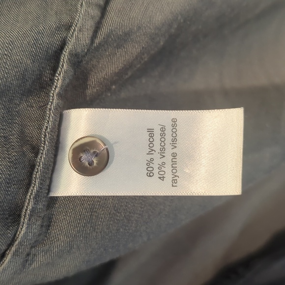 Maurice's denim Long relaxed leggings tunic button up S - Picture 3 of 4